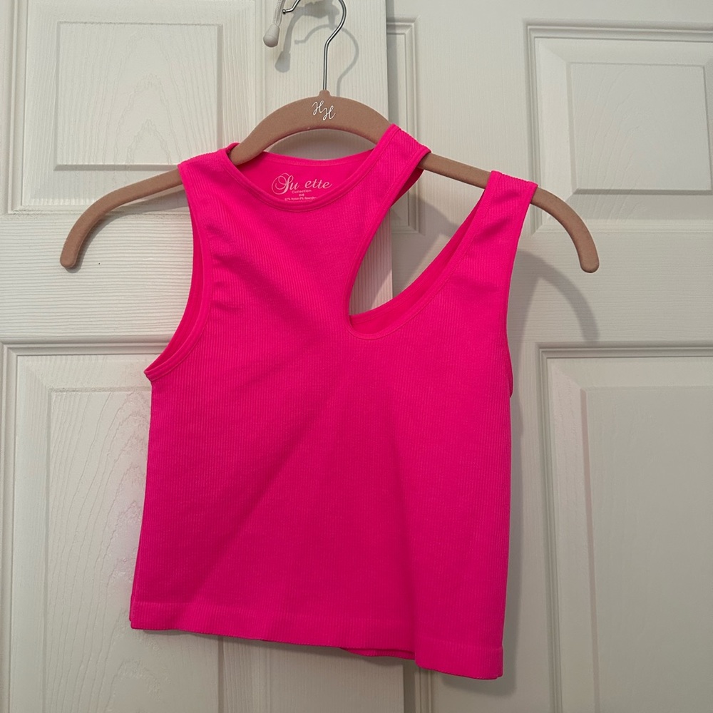 Pink Crop Top